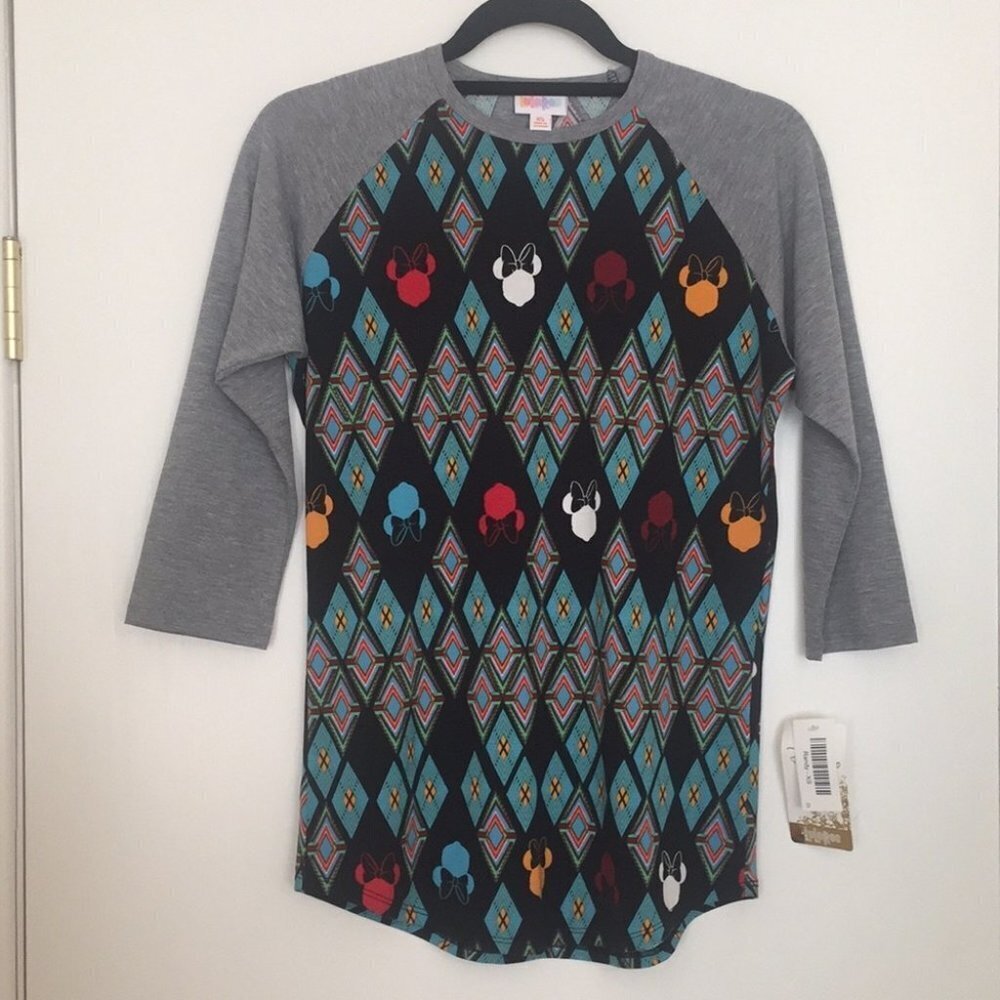 XS LuLaRoe Randy Tee Disney DD11 1378